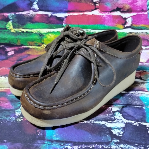 Clarks Collection Padmora Brown Leather Wallabees Shoes Women's 9 US 40 EU - Picture 4 of 14